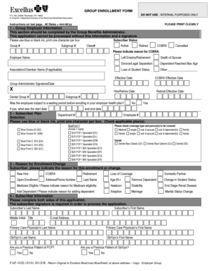 Group Enrollment Form