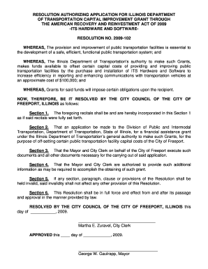 Appendix E Governing Board Resolution Sample bb - City of Freeport - cityoffreeport