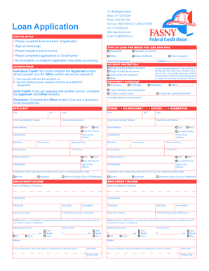 Loan Application Form