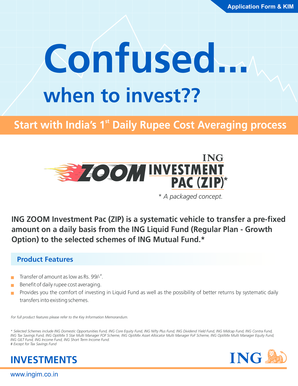 ING Investment Application Form