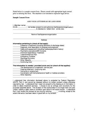Sample Consent Form