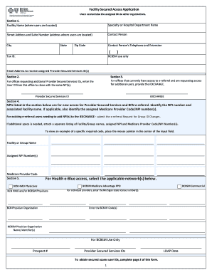 Provider Secured Services Application