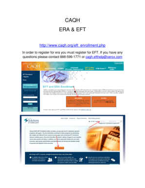 CAQH EFT Enrollment Form