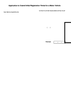 Georgia Motor Vehicle Registration Extension Form