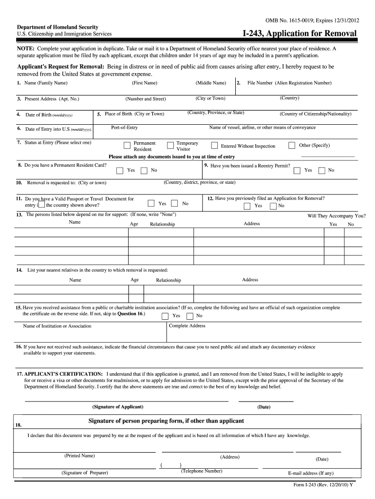 Fillable Online US Citizenship and Immigration Services - formuPack Fax ...