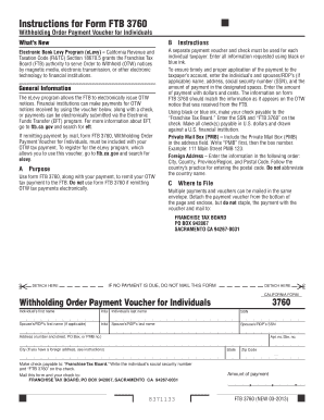 California Withholding Order Payment Voucher