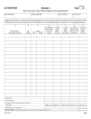 Download Form 819NR-A-A3-A4 - formuPack