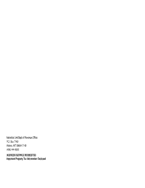 2013 Montana Business Personal Property Tax Form