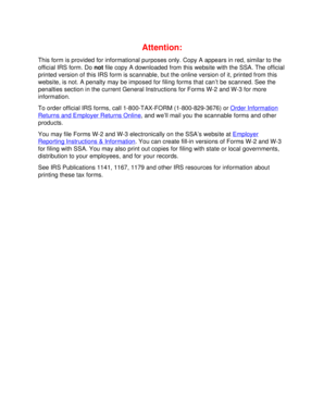 IRS Form W-3SS Transmittal of Wage and Tax Statements