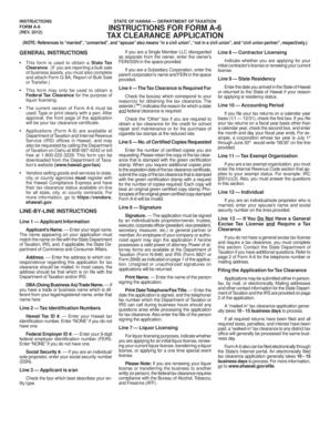 Hawaii Tax Clearance Application