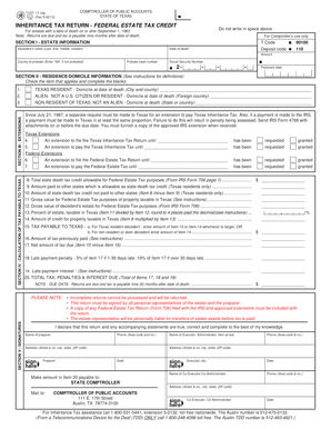 Texas Inheritance Tax Return