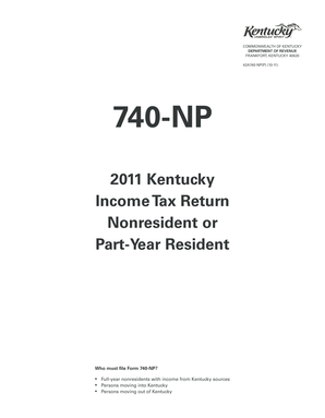 2011 Kentucky Income Tax Return