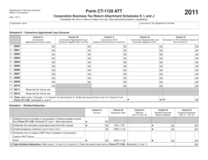 Connecticut Form CT-1120 ATT