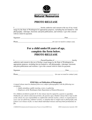 Photo Release Form
