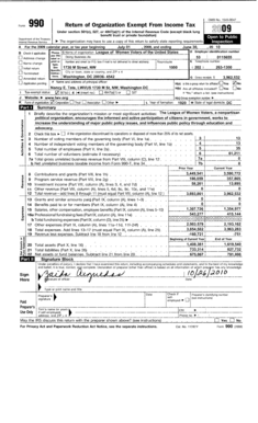 Form 990 Return of Organization Exempt From Income Tax