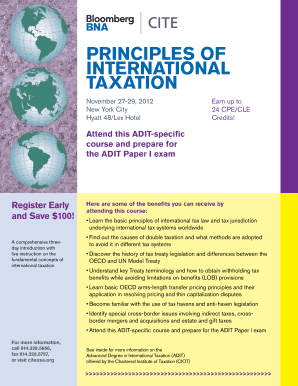Principles of Internationaltaxation