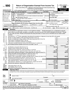 Form 990 Tax Return