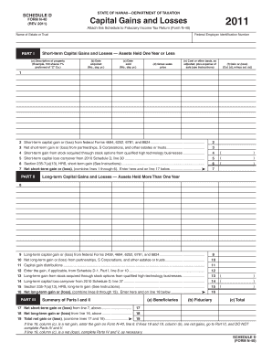 Hawaii Form N-40 Schedule D