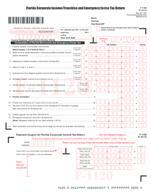 Florida Corporate Income Tax Return F-1120