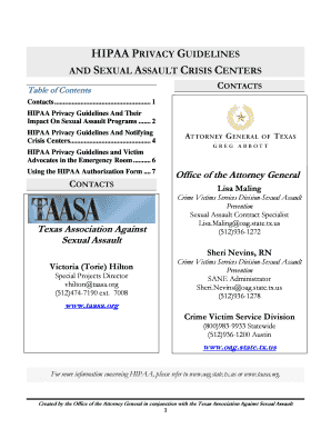 HIPAA Authorization Form