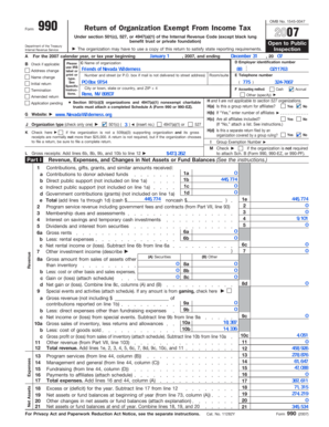 Form 990 Return of Organization Exempt From Income Tax