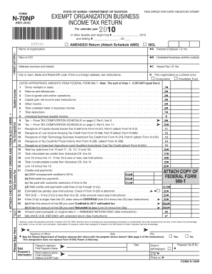 Hawaii Exempt Organization Business Income Tax Return