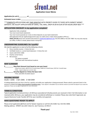 California Rental Application Form