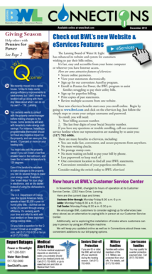 BWL eServices Enrollment Form