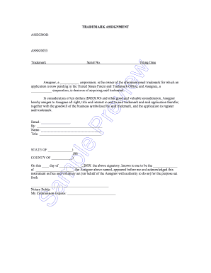Trademark Assignment Agreement