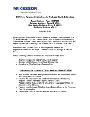 Medicare Part B ERA Request Form