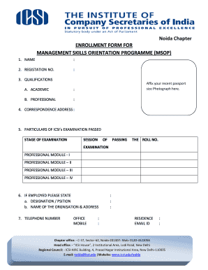 School presentation pdf - msop application form