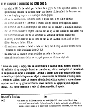 California National Guard Education Award Program Agreement