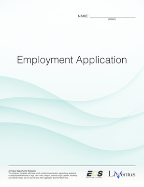 Employment Application Form