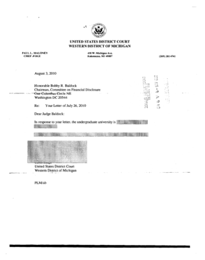 US Federal Financial Disclosure Report