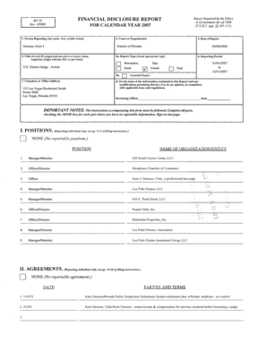 Financial Disclosure Report