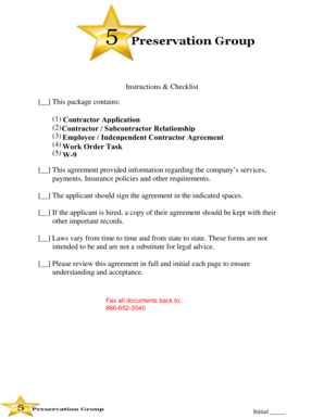 Contractor Agreement