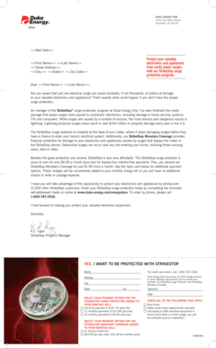 Duke Energy StrikeStop Surge Protection Application