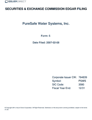 SEC Form 5 Annual Statement