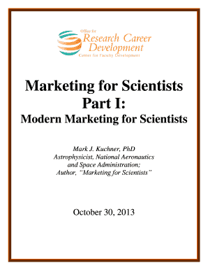 Marketing for Scientists Guide