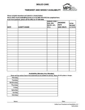 115 printable weekly timesheet template forms fillable weekly time sheets pdf