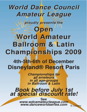 Powerpoint professional templates - World Dance Council Amateur League - budsabbcombbuab