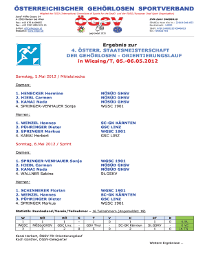 General non compete agreement - Ergebnis 4.OeSTM OL Wiesing - wgsc1901