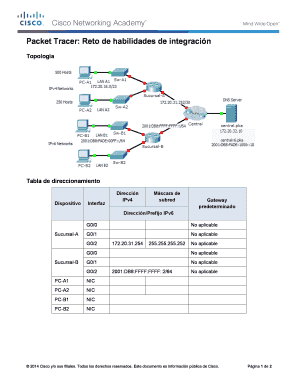 Packet Tracer Integration Skills Challenge