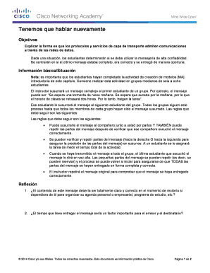 Transport Layer Communication Activity