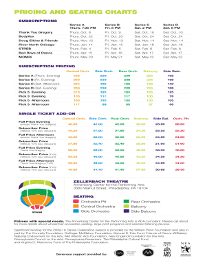 PRICING AND SEATING CHARTS - bdancecelebrationbborgb