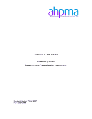 Survey - The AHPMA is the trade association which represents the UK - ahpma co