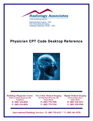 Physician CPT Code Desktop Reference