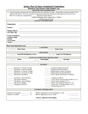 Spring Cheer Dance Invitational Competitions Hosted by