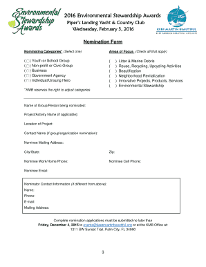 Recognizing Environmental Excellence in Martin County