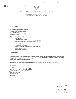 RECE"'ED M - State of Utah - Oil and Gas Program - Utah.gov